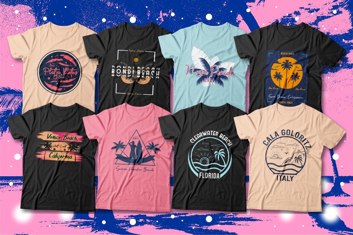 famous-beaches-t-shirt-designs-bundle